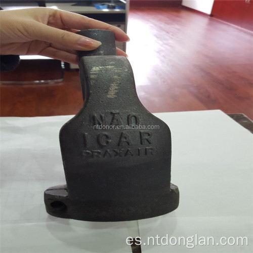 Gas de acero de metal cilindercap para tipos de gas